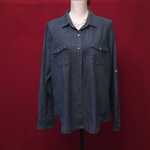 🌻 Faded Glory Denim Shirt 🌻